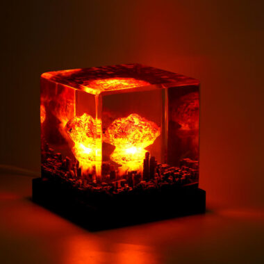 Oppenheimer Inspired Resin Lamp
