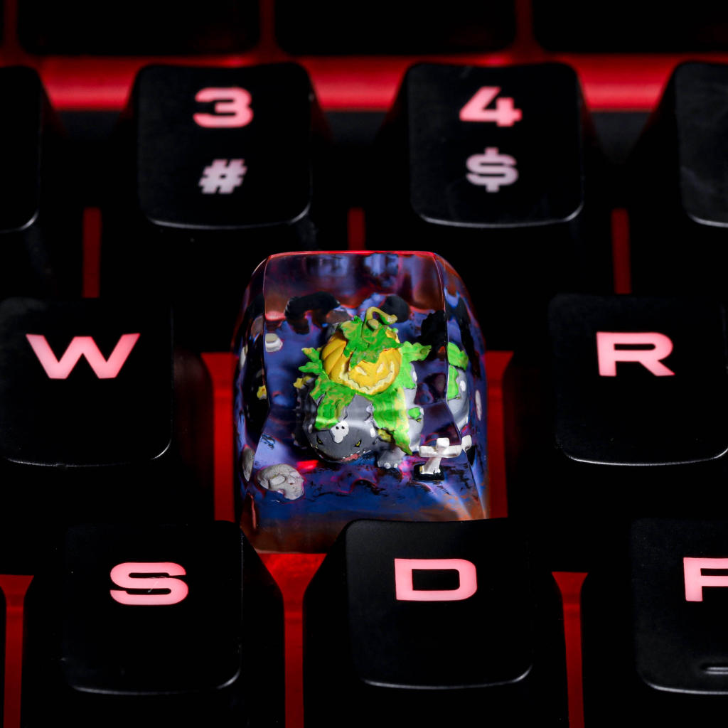 Pokemon Halloween keycap 3 Pokemon Halloween keycap