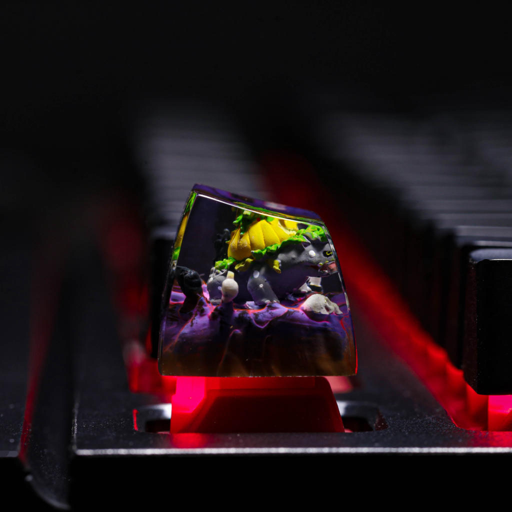 Pokemon Halloween keycap 4 Pokemon Halloween keycap