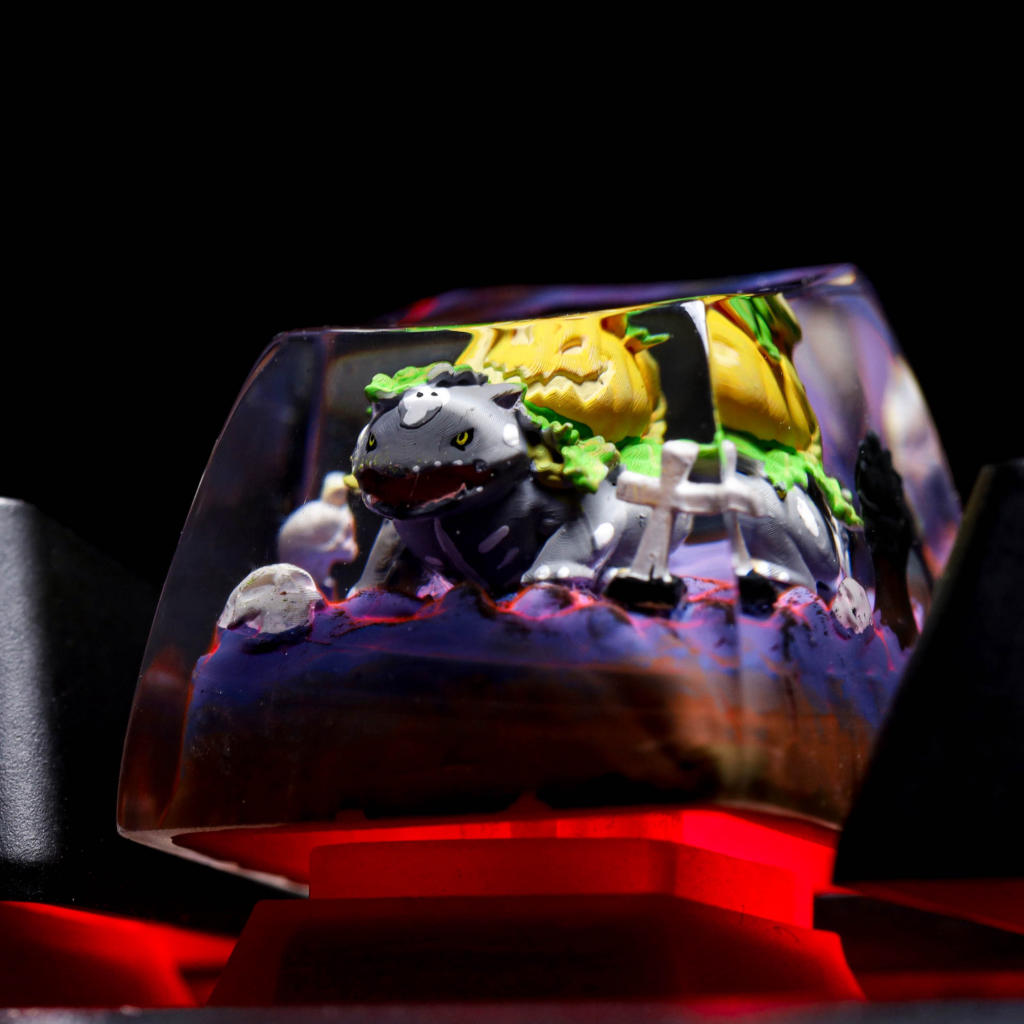 Pokemon Halloween keycap 5 Pokemon Halloween keycap