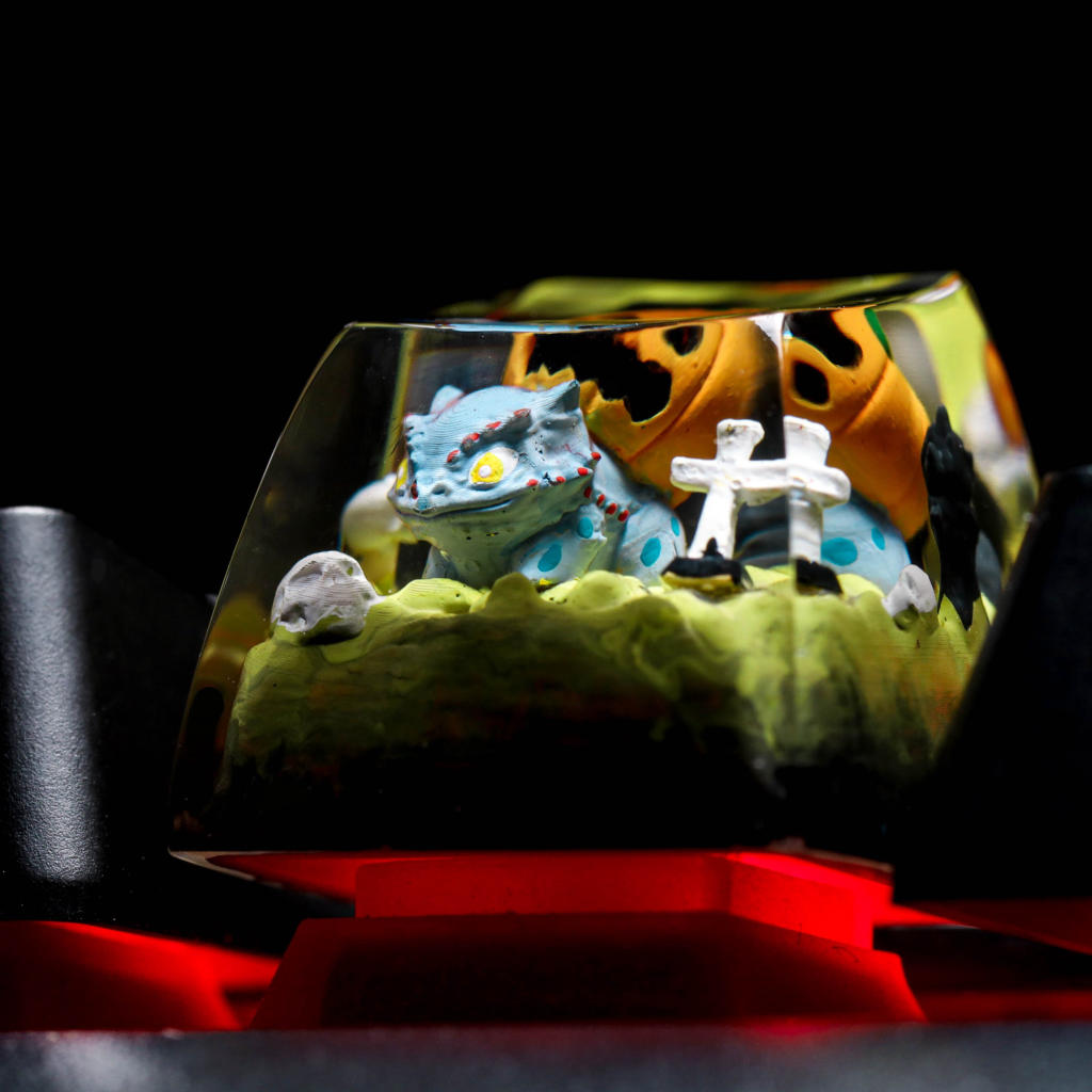 Pokemon Halloween keycap 7 Pokemon Halloween keycap