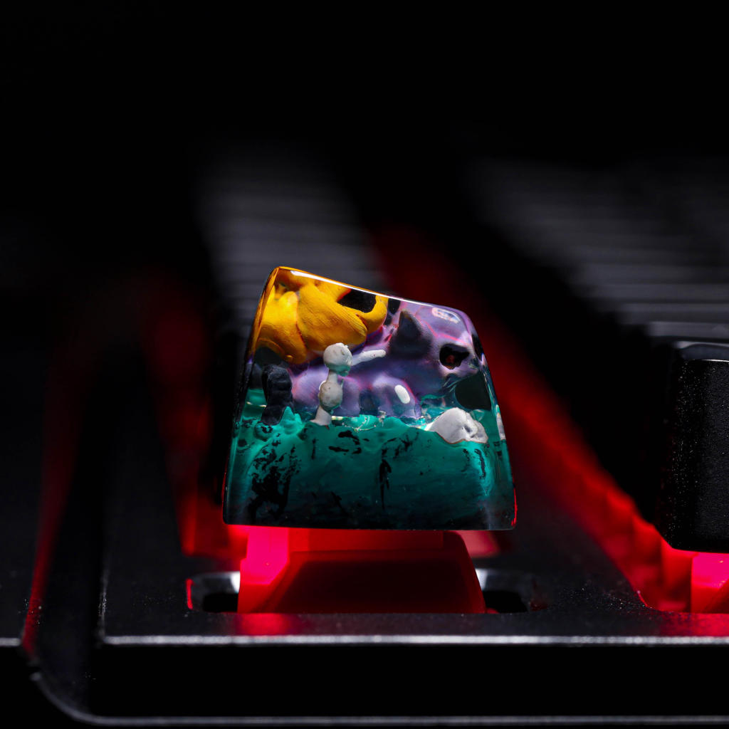 Pokemon Halloween keycap 10 Pokemon Halloween keycap