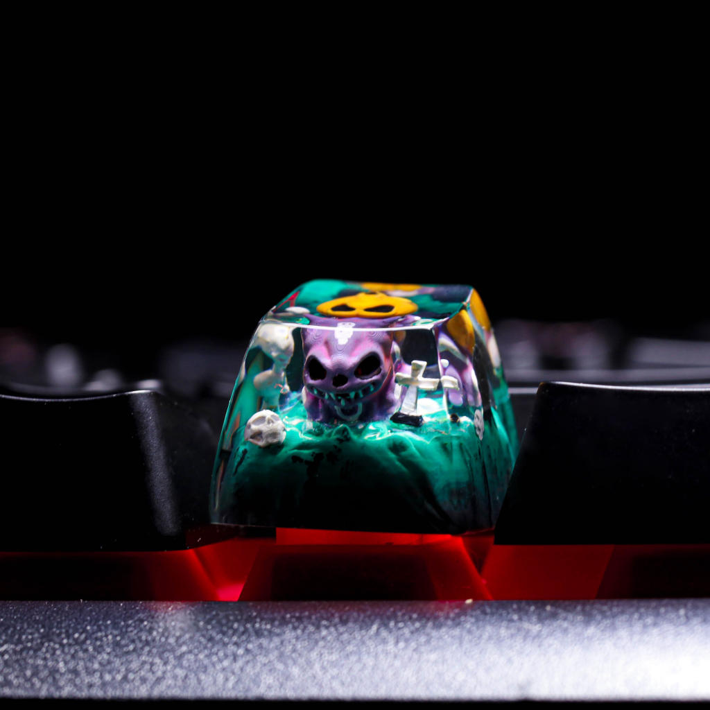Pokemon Halloween keycap 8 Pokemon Halloween keycap