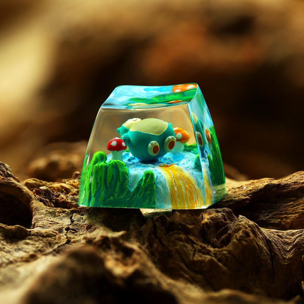 Sleeping Snorlax Pokemon Keycap 2 Sleeping Snorlax Pokemon Keycap
