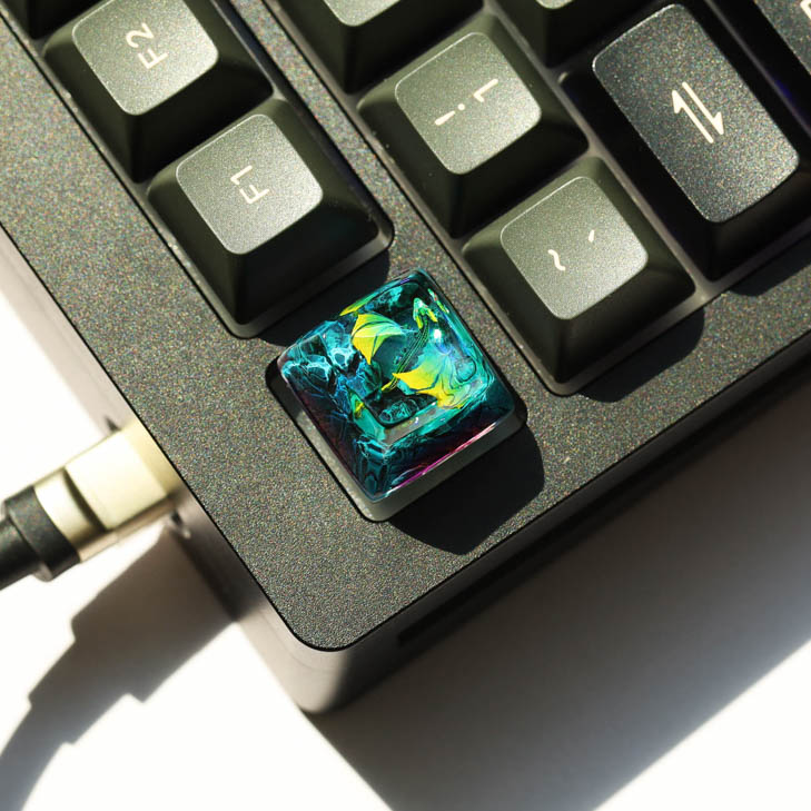Fire Dragon Artisan keycap 10 Fire Dragon Artisan keycap