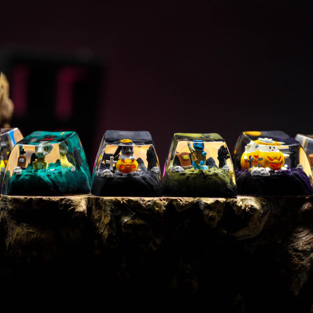 Pokemon Halloween keycap 30 Pokemon Halloween keycap