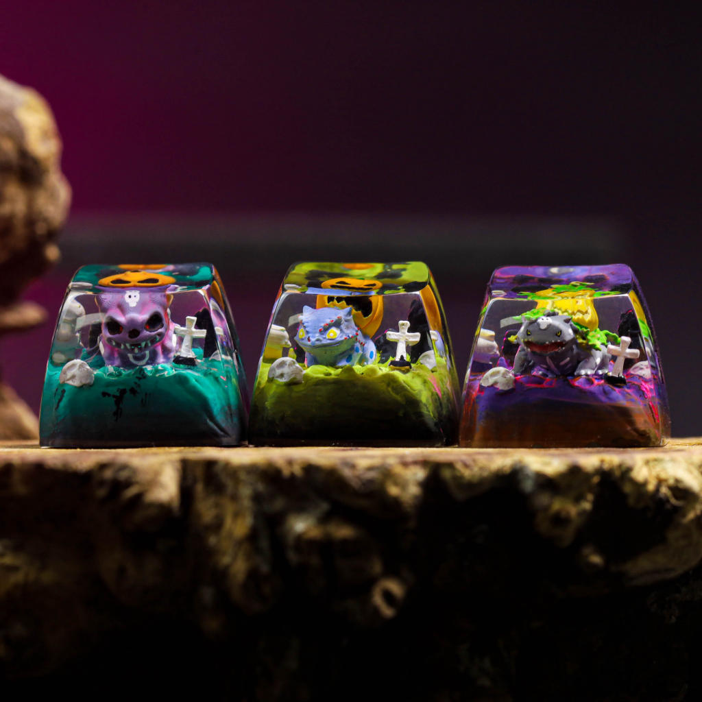 Pokemon Halloween keycap 1 Pokemon Halloween keycap