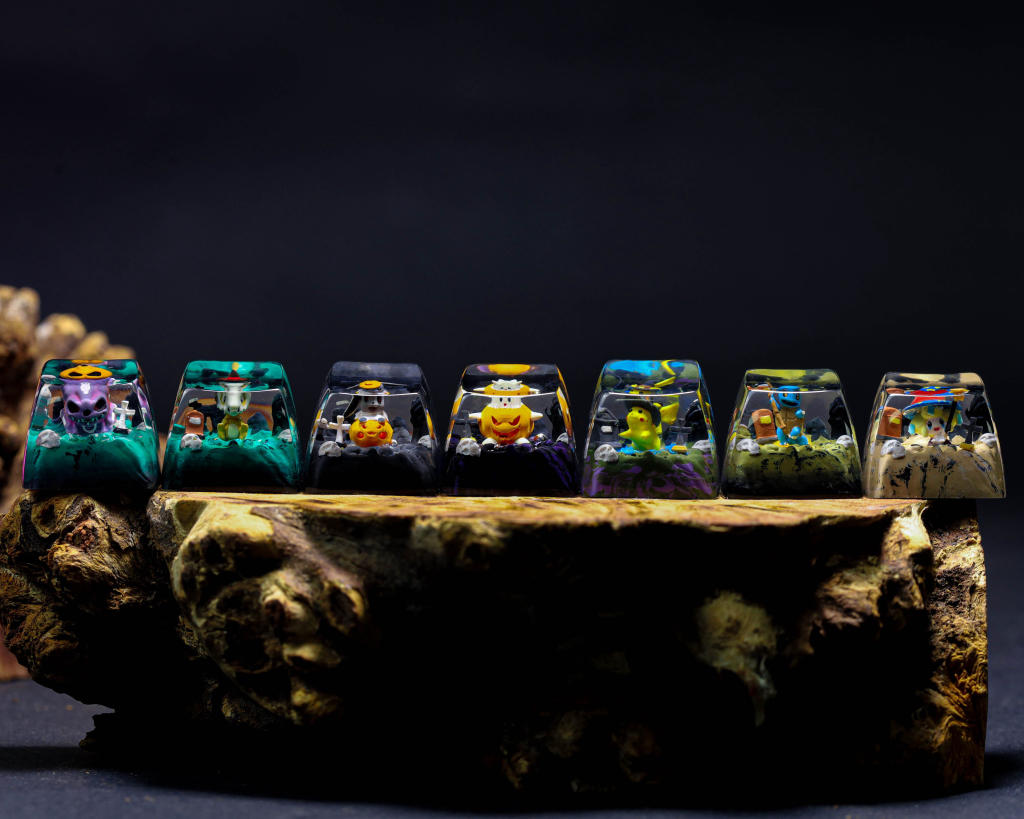 Pokemon Halloween keycap 24 Pokemon Halloween keycap