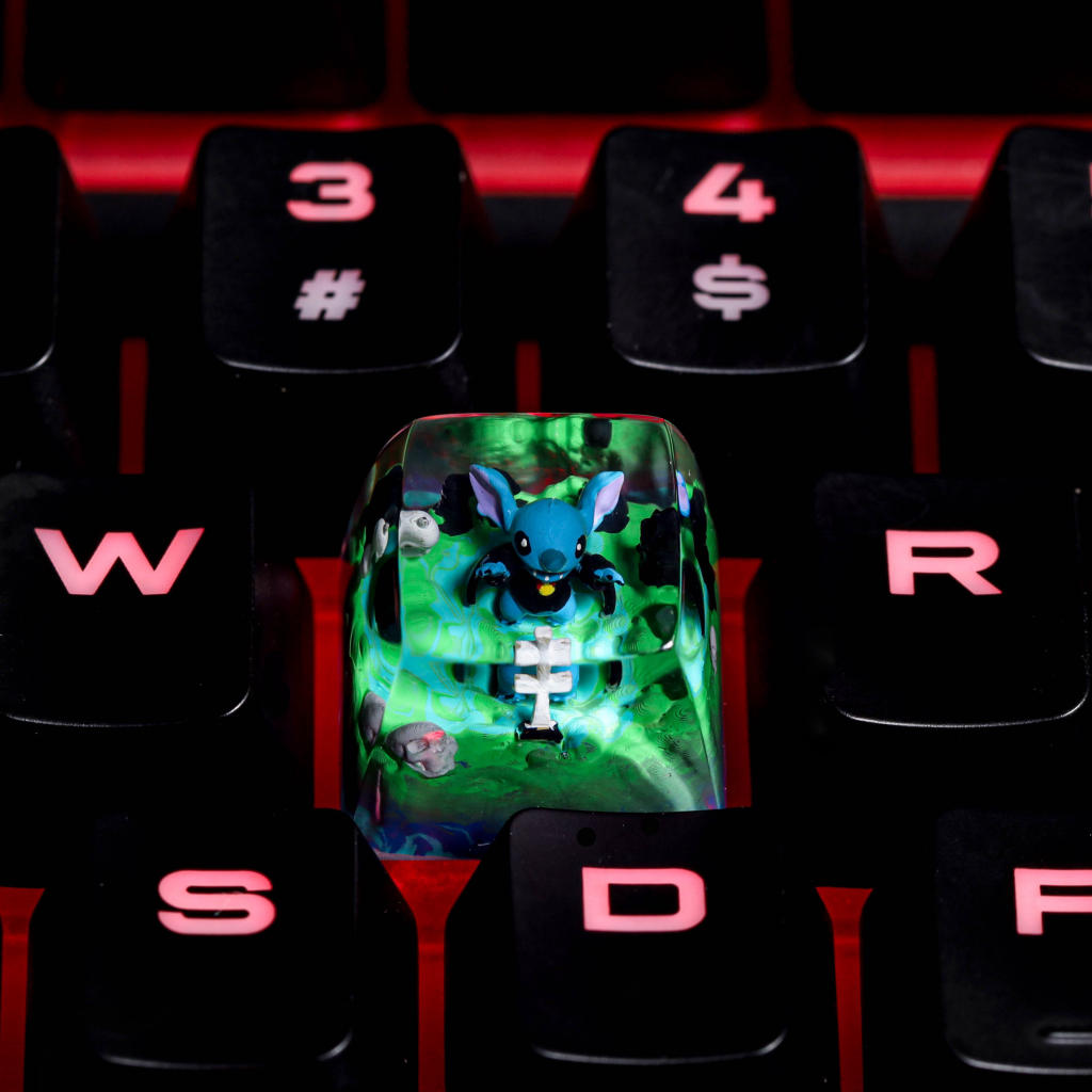 Stitch Halloween keycap 1 Stitch Halloween keycap