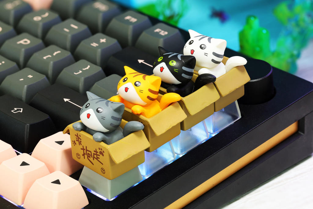 Cute cat keycap ver 2 2 Cute cat keycap ver 2