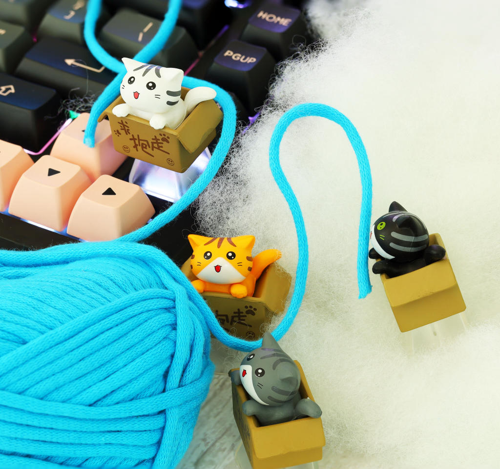 Cute cat keycap ver 2 6 Cute cat keycap ver 2