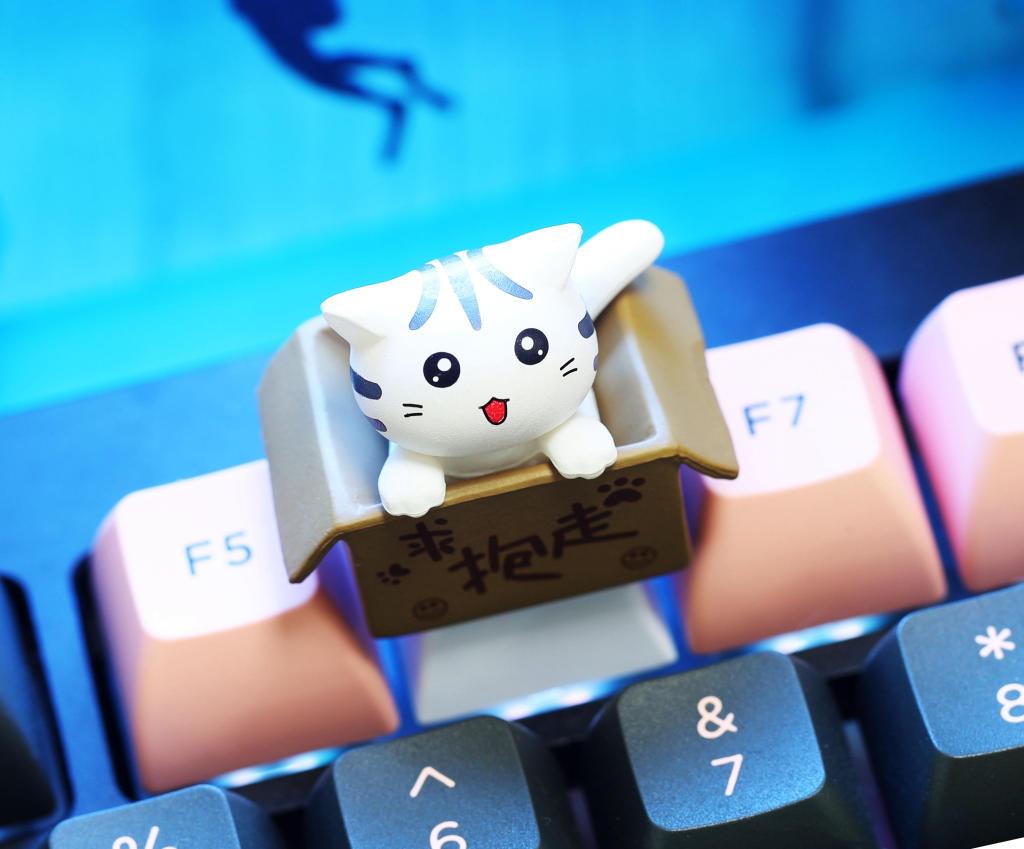 Cute cat keycap ver 2 11 Cute cat keycap ver 2
