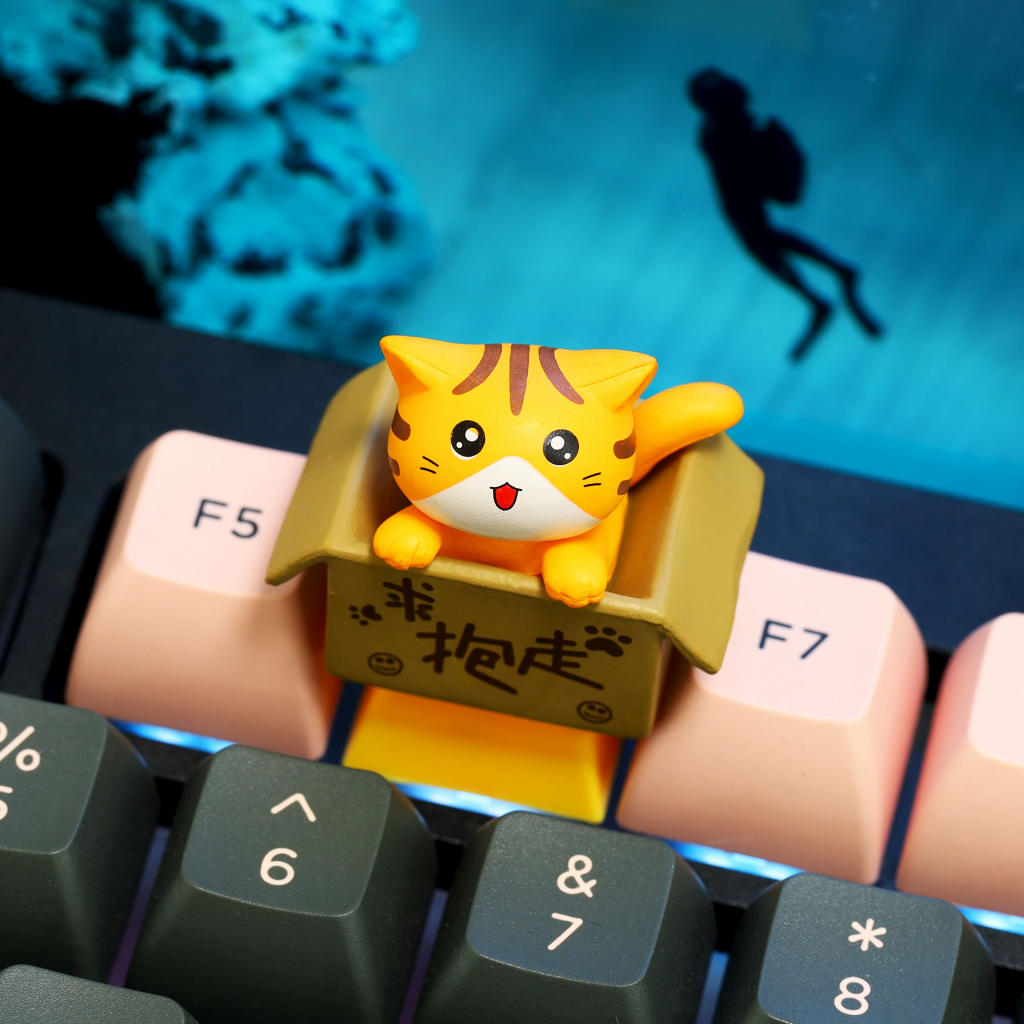 Cute cat keycap ver 2 12 Cute cat keycap ver 2