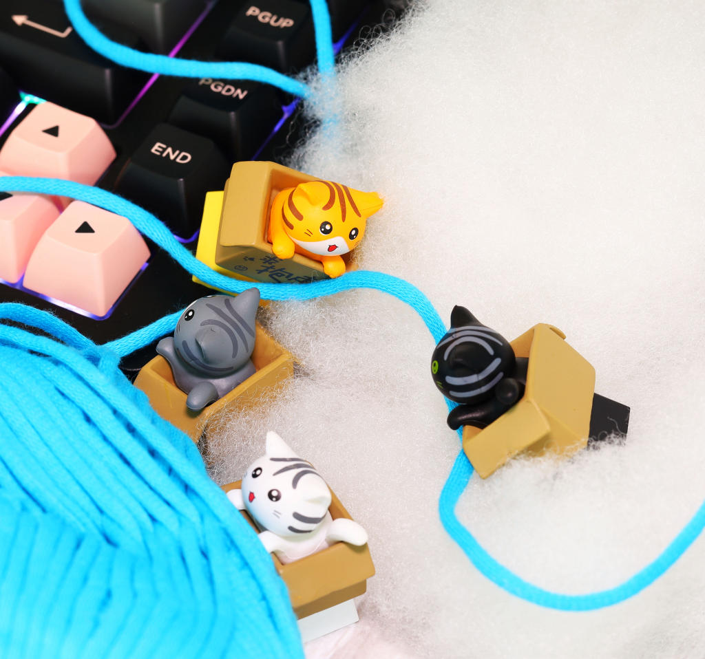 Cute cat keycap ver 2 7 Cute cat keycap ver 2