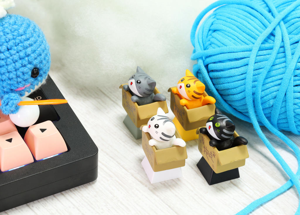 Cute cat keycap ver 2 5 Cute cat keycap ver 2