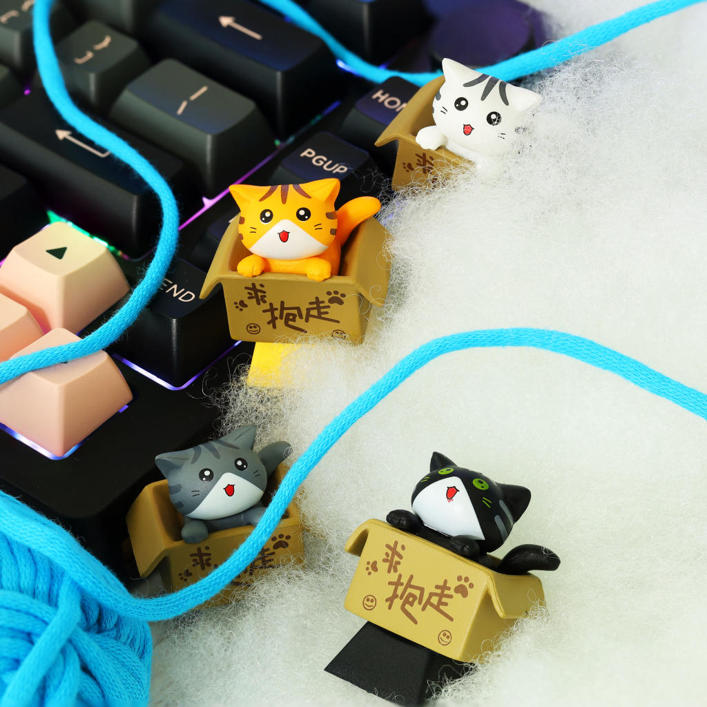 Cute cat keycap ver 2 4 Cute cat keycap ver 2