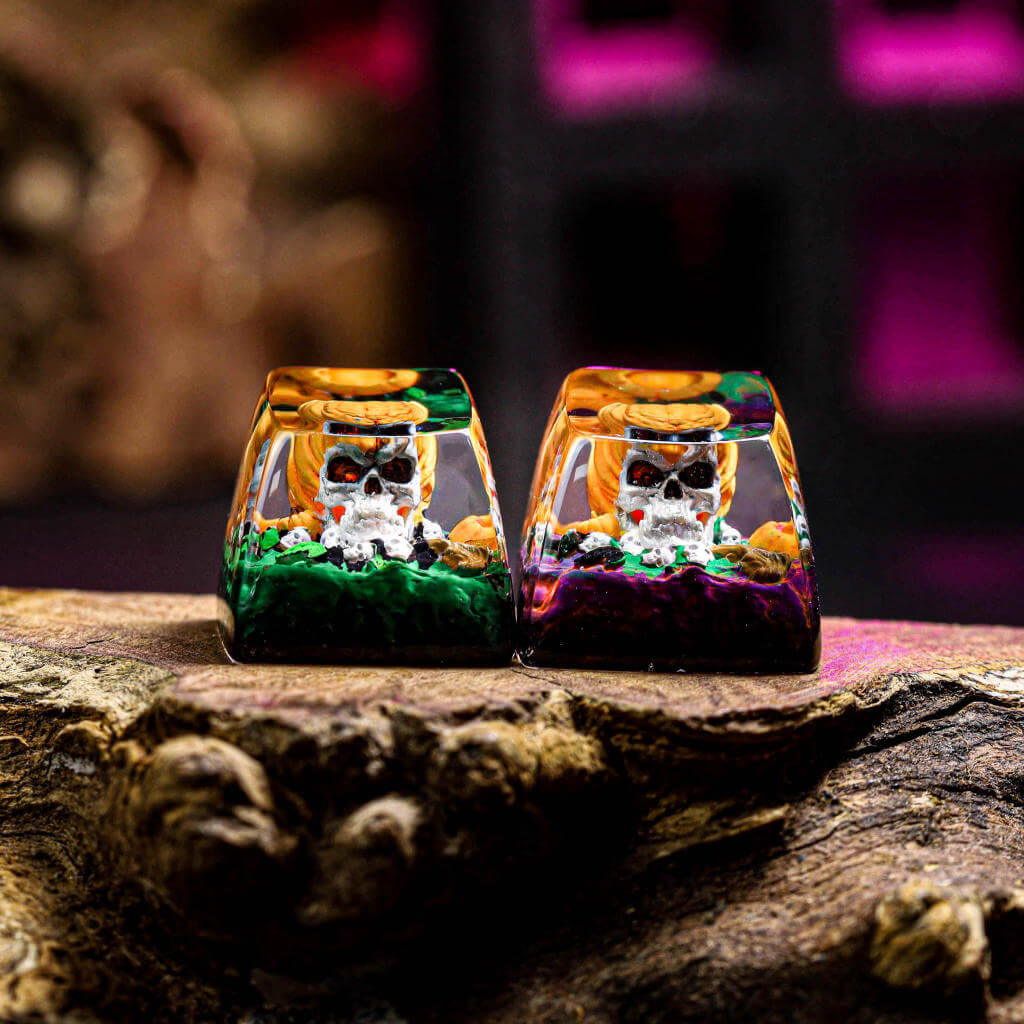 Halloween Artisan Keycaps 1 Halloween keycap