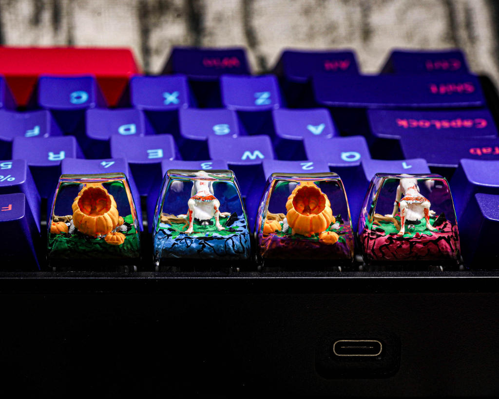 Halloween Artisan Keycaps 12 Halloween keycap