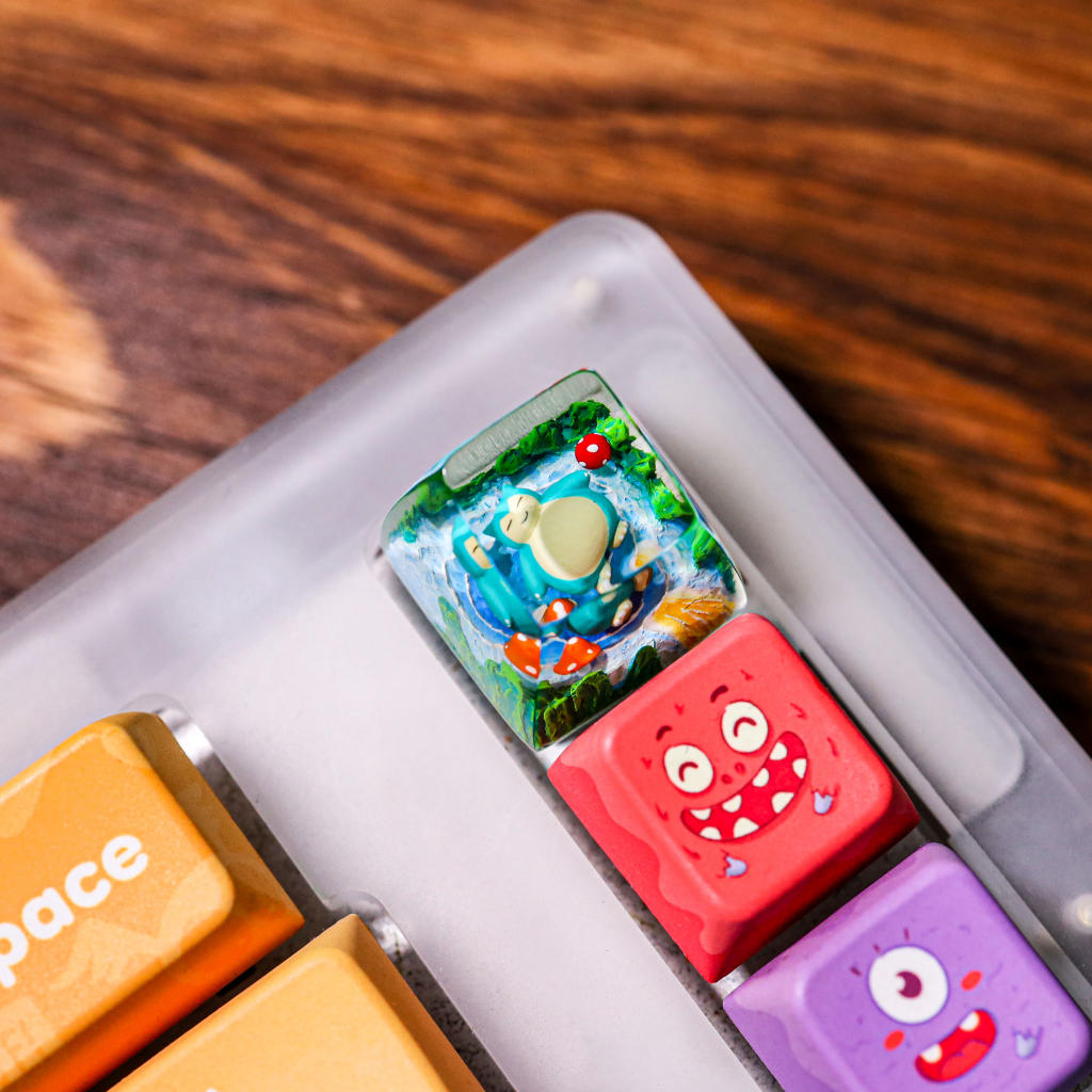 Sleeping Snorlax Pokemon Keycap 11 Sleeping Snorlax Pokemon Keycap