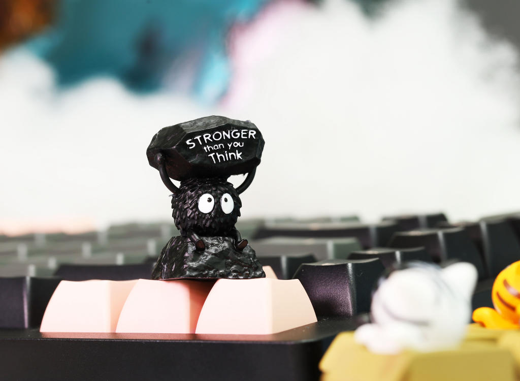 Susuwatari Soot Spirit artisan keycap 4 Susuwatari Soot Spirit Artisan keycap