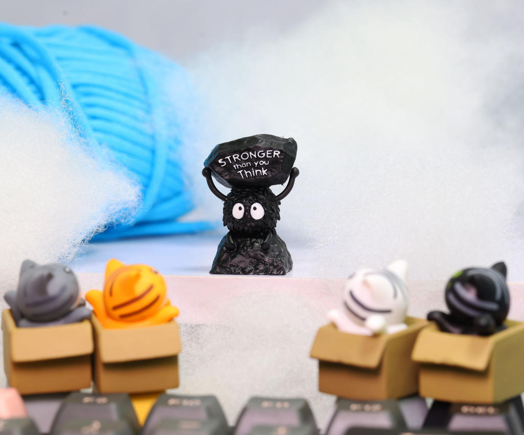 Susuwatari Soot Spirit artisan keycap 7 Susuwatari Soot Spirit Artisan keycap