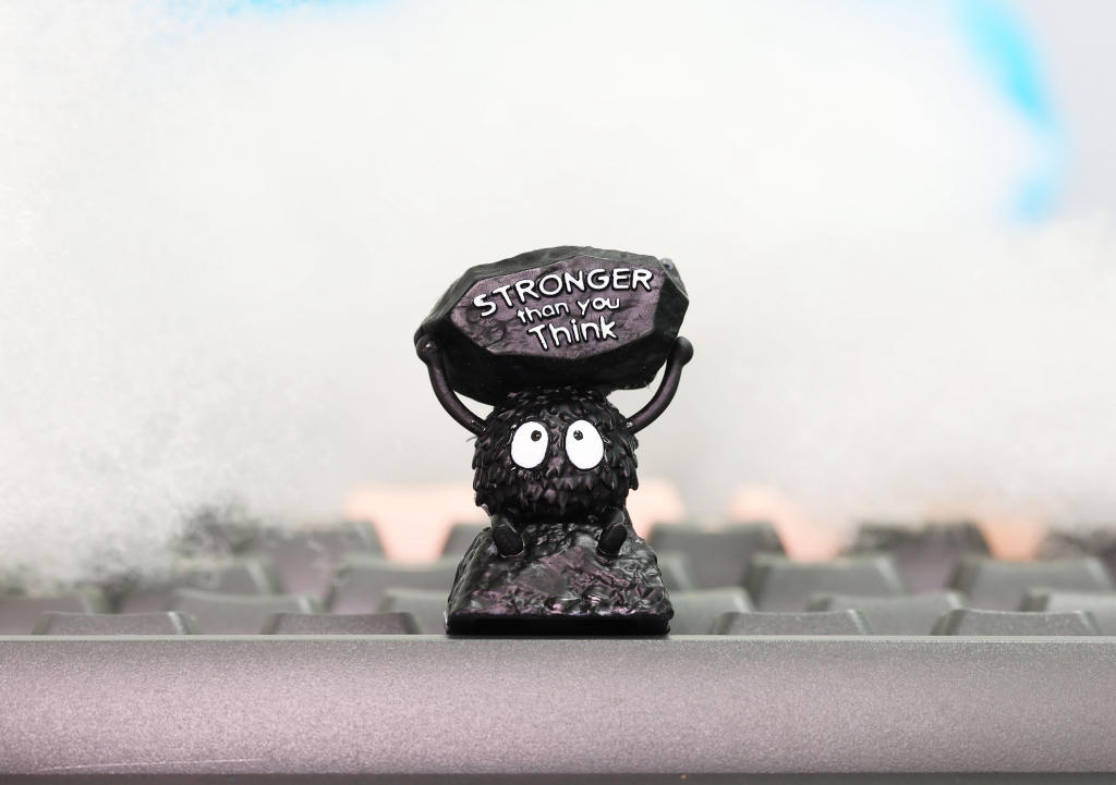 Susuwatari Soot Spirit artisan keycap 9 Susuwatari Soot Spirit Artisan keycap