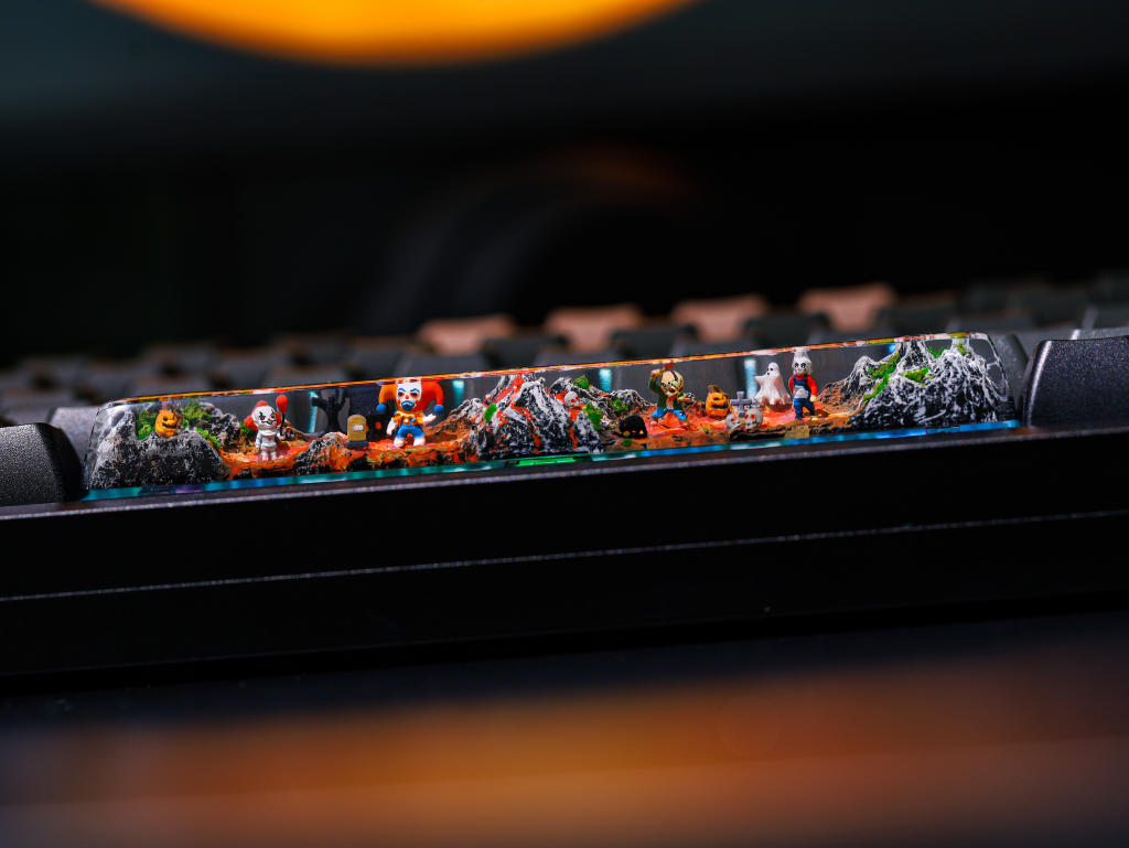 Ghost Halloween keycap ver 2 6 Ghost Artisan Keycap