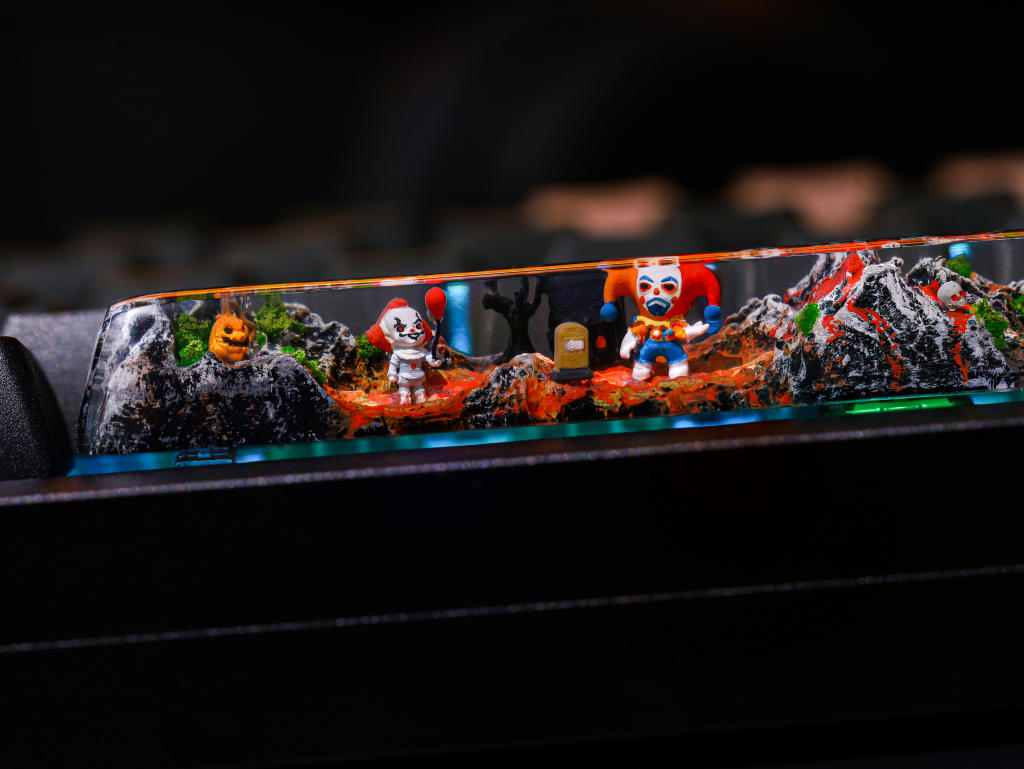 Ghost Halloween keycap ver 2 8 Ghost Artisan Keycap