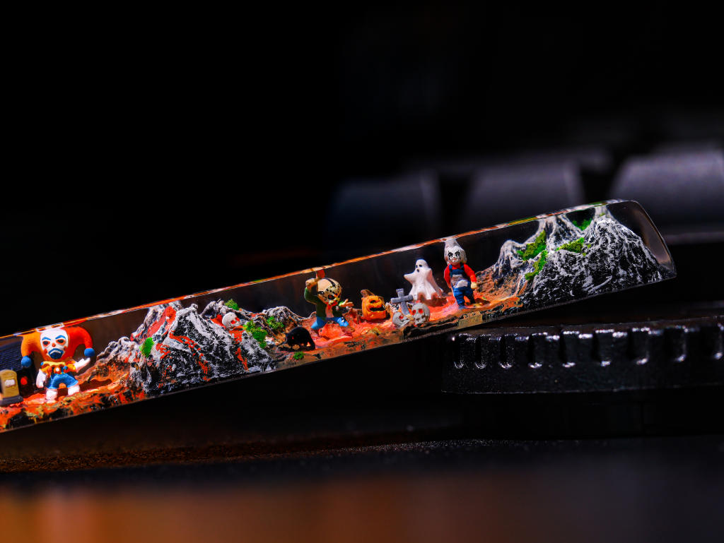 Ghost Halloween keycap ver 2 10 Ghost Artisan Keycap