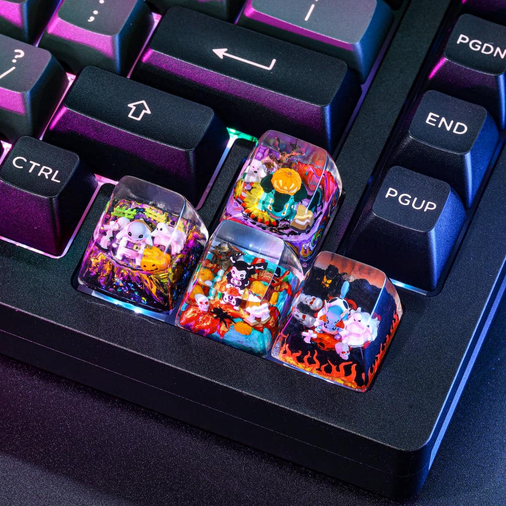 Blind Box Keycaps 50 Pokemon Halloween keycaps