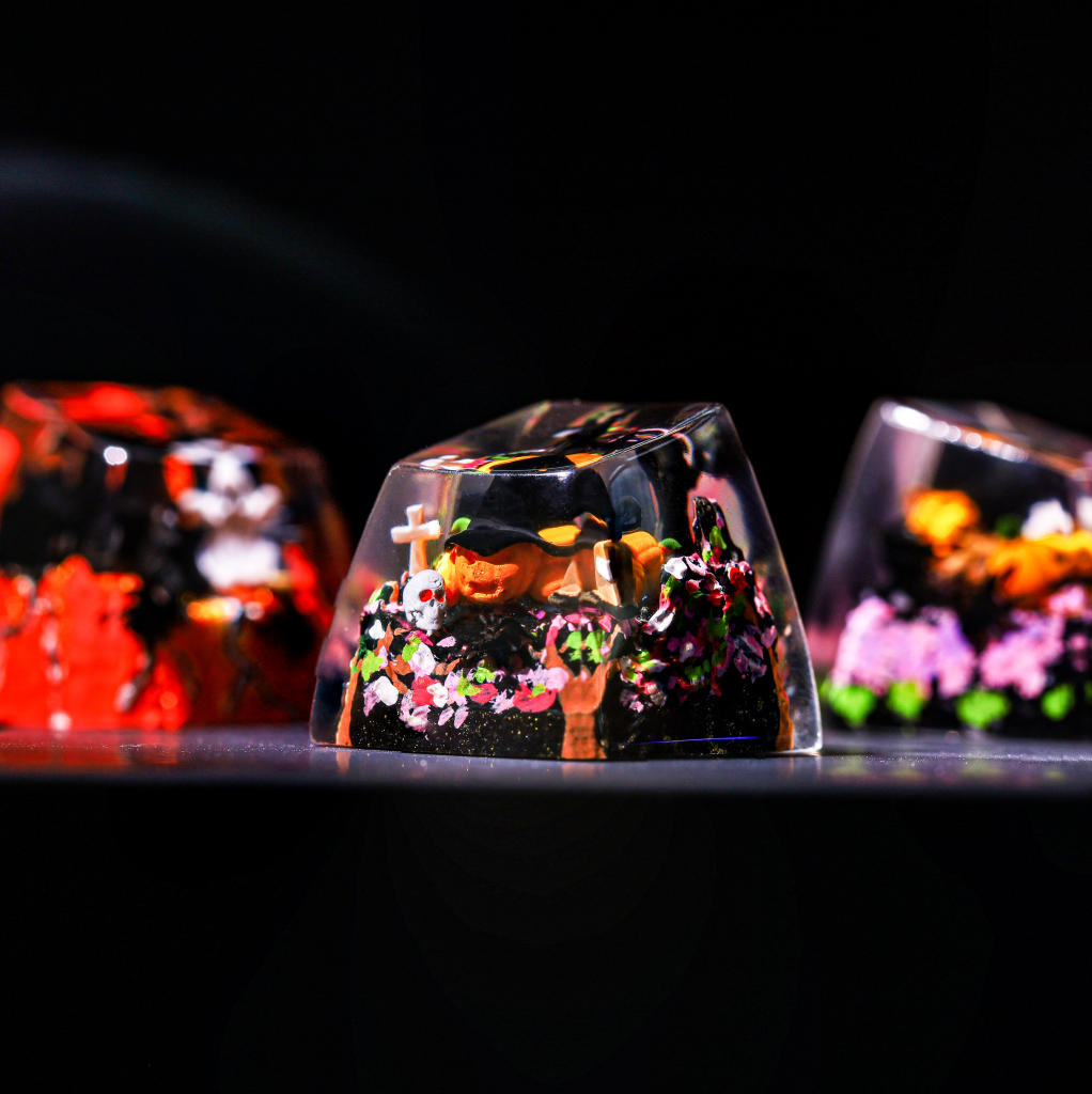 Pumpkin Halloween keycaps 2 Pumpkin Halloween keycap