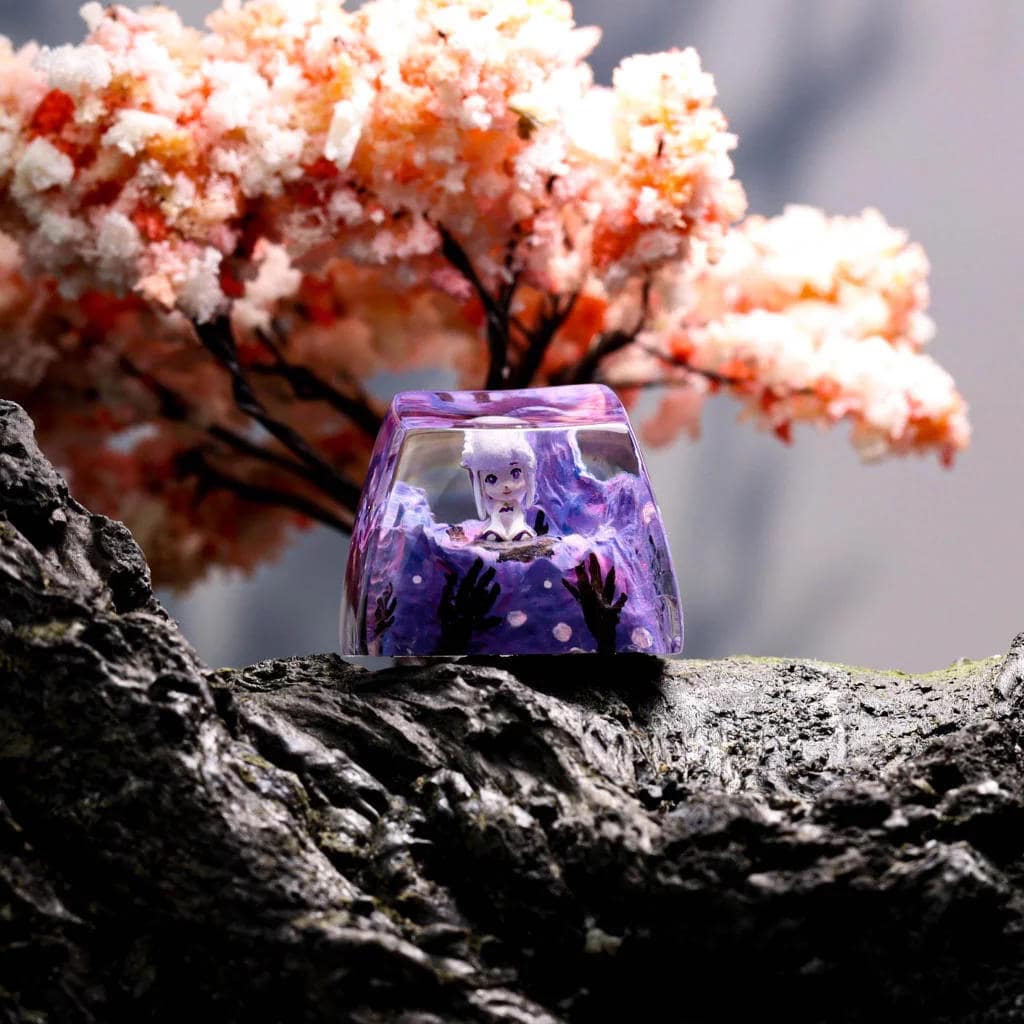 Emilia Re:Zero keycap 1 Emilia Re:Zero keycap