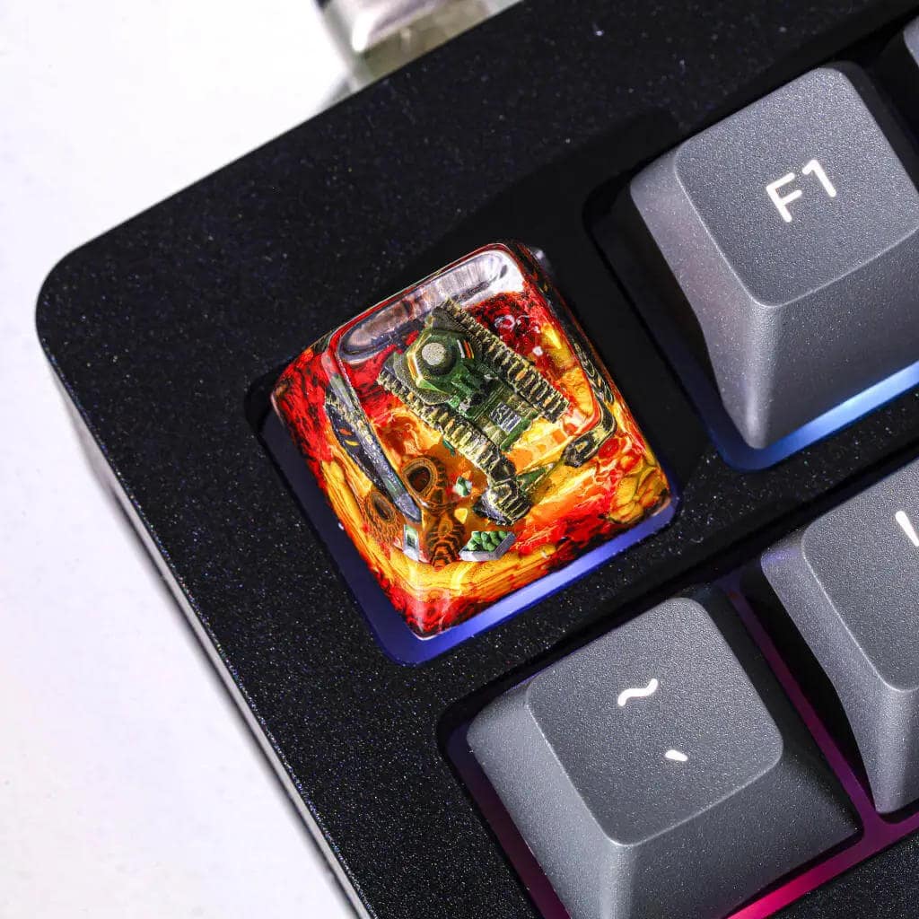 Tanks Resin Keycap 4 Tanks Resin Keycap