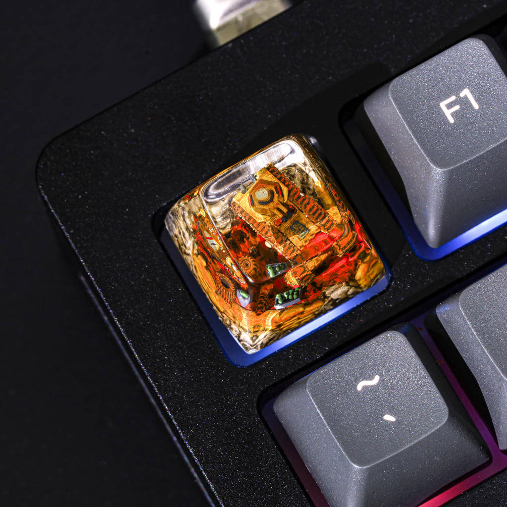 Tanks Resin Keycap 2 Tanks Resin Keycap