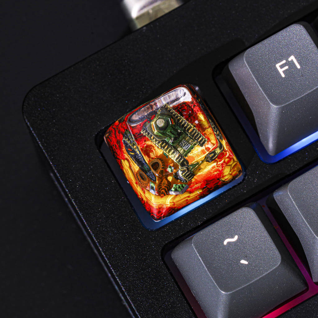 Tanks Resin Keycap 3 Tanks Resin Keycap