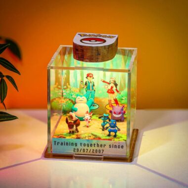 CUSTOMIZABLE Pokemon Anniversary Epoxy Lamp