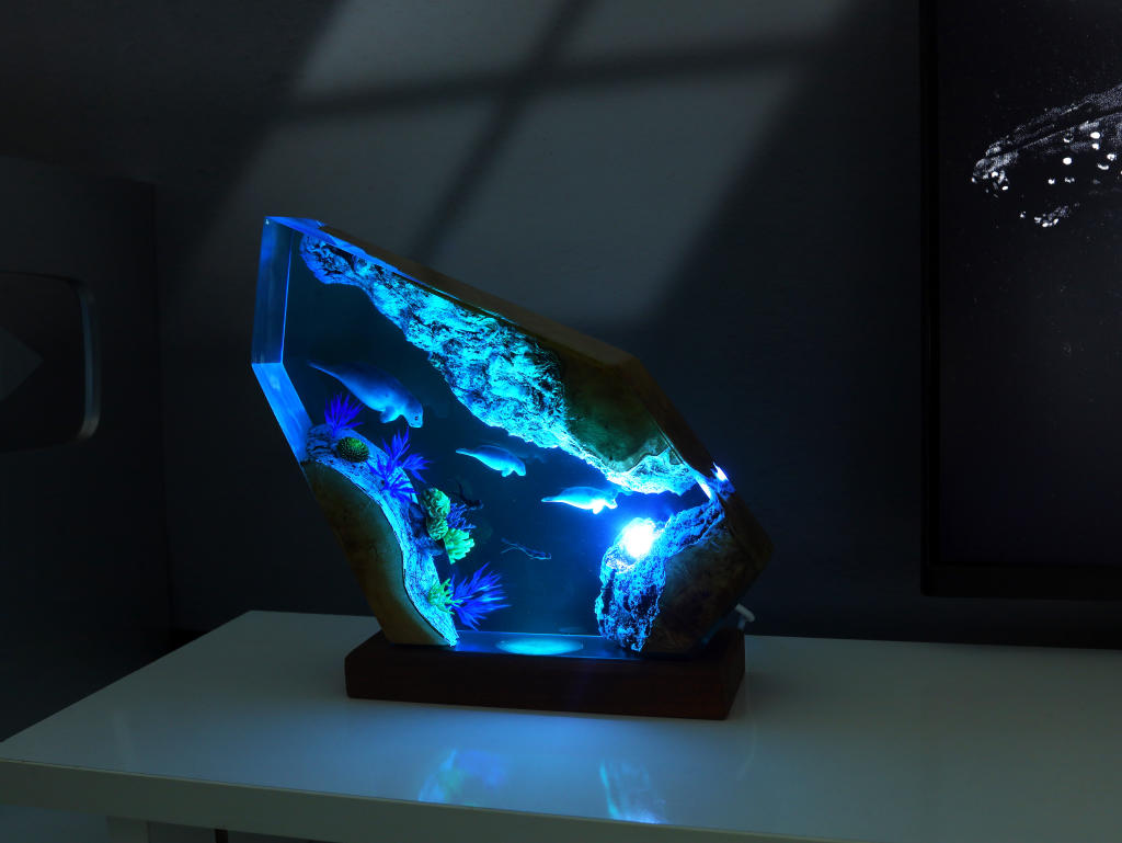 Seal Swimming Epoxy Lamp 9 Seal Swimming Epoxy Lamp