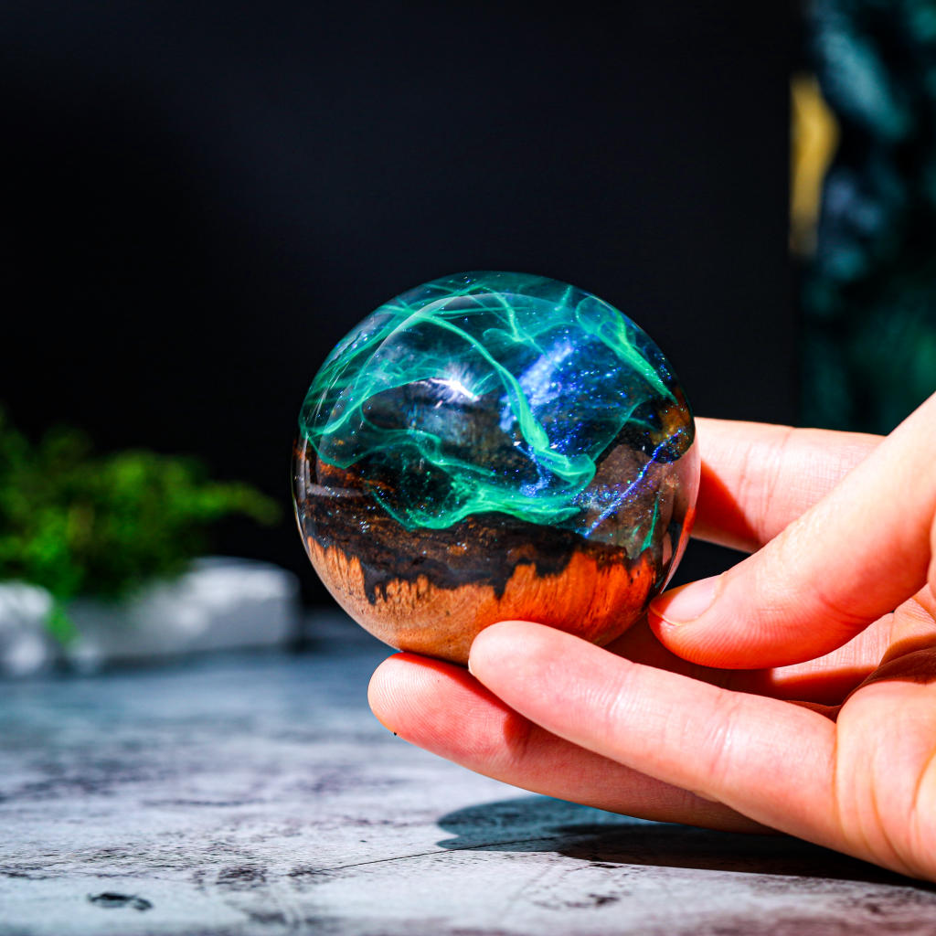 Aurora Borealis Paperweight 3 Aurora Borealis Paperweight