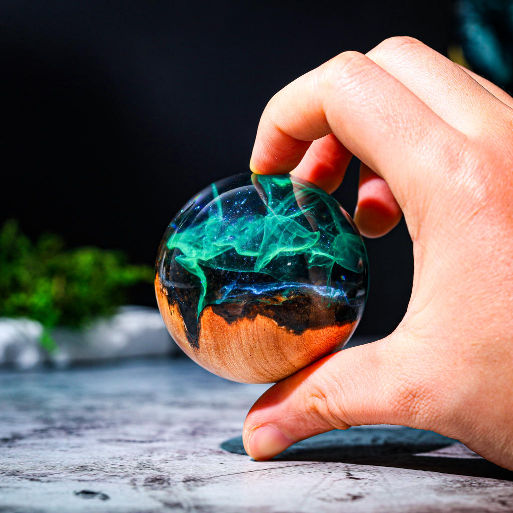 Aurora Borealis Paperweight 4 Aurora Borealis Paperweight
