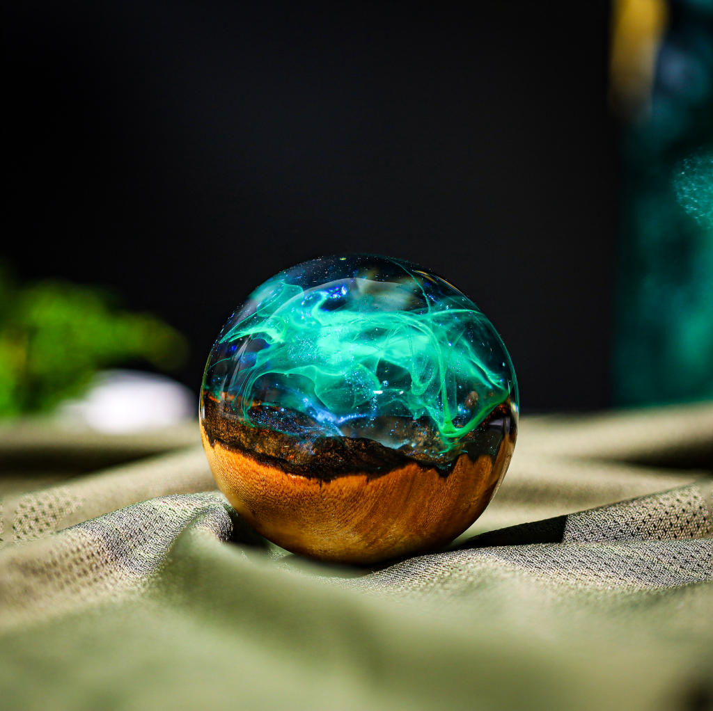 Aurora Borealis Paperweight 6 Aurora Borealis Paperweight