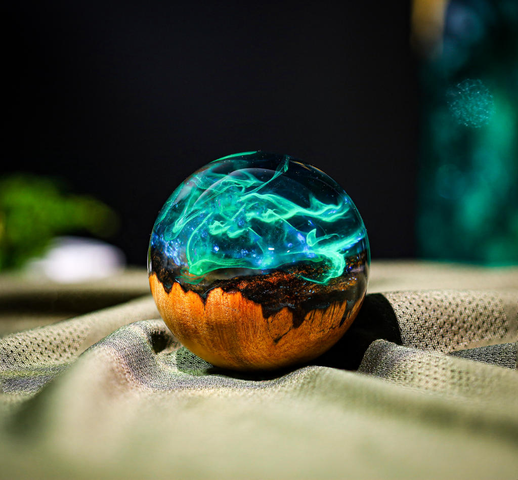 Aurora Borealis Paperweight 7 Aurora Borealis Paperweight