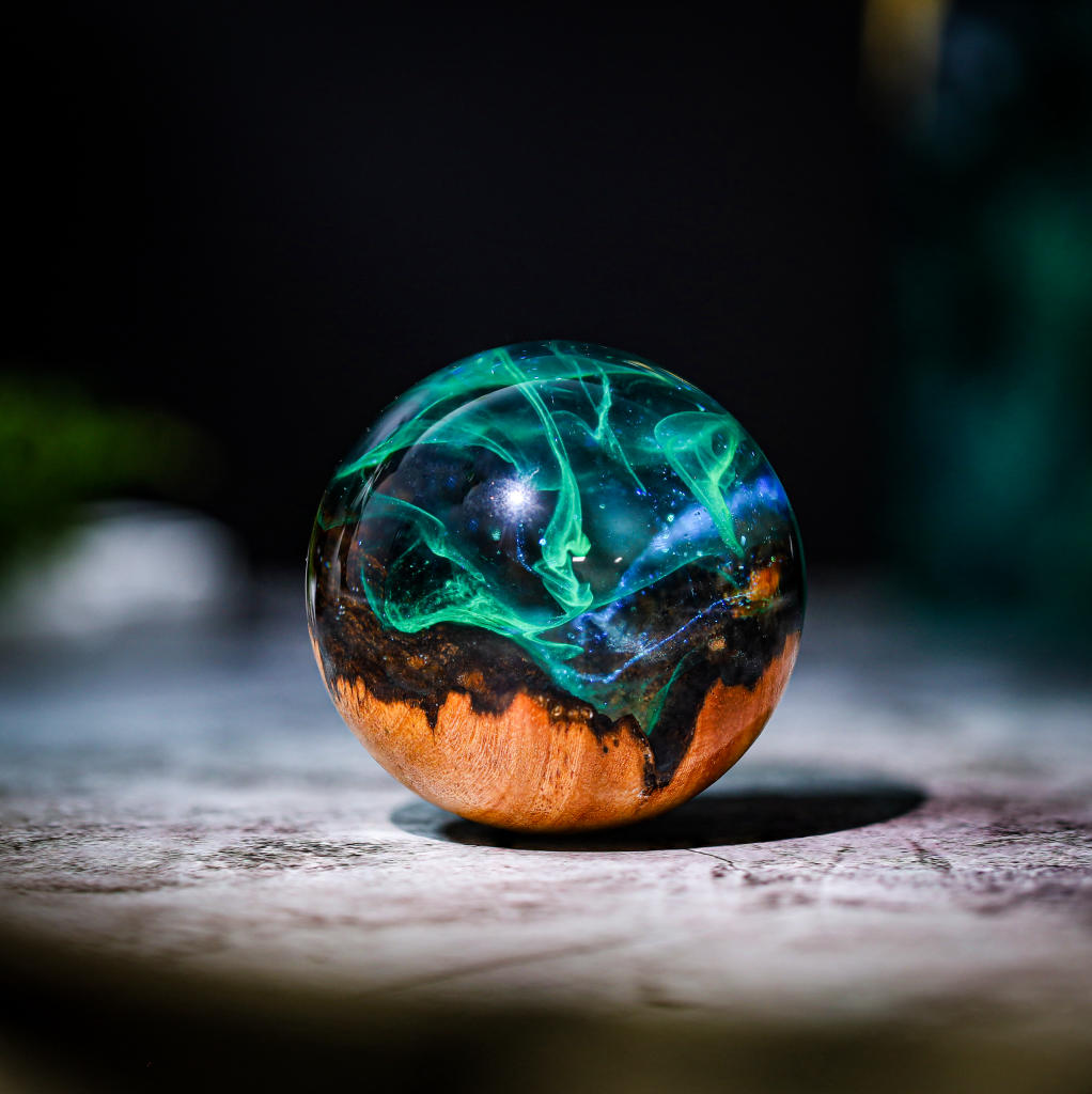Aurora Borealis Paperweight 9 Aurora Borealis Paperweight