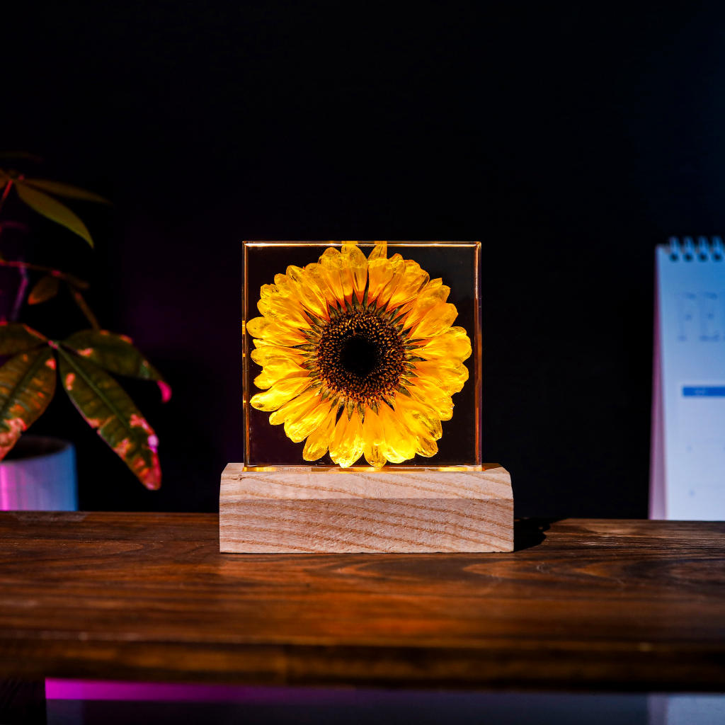 Sunflower Epoxy Night Light 11 Sunflower Epoxy Night Light