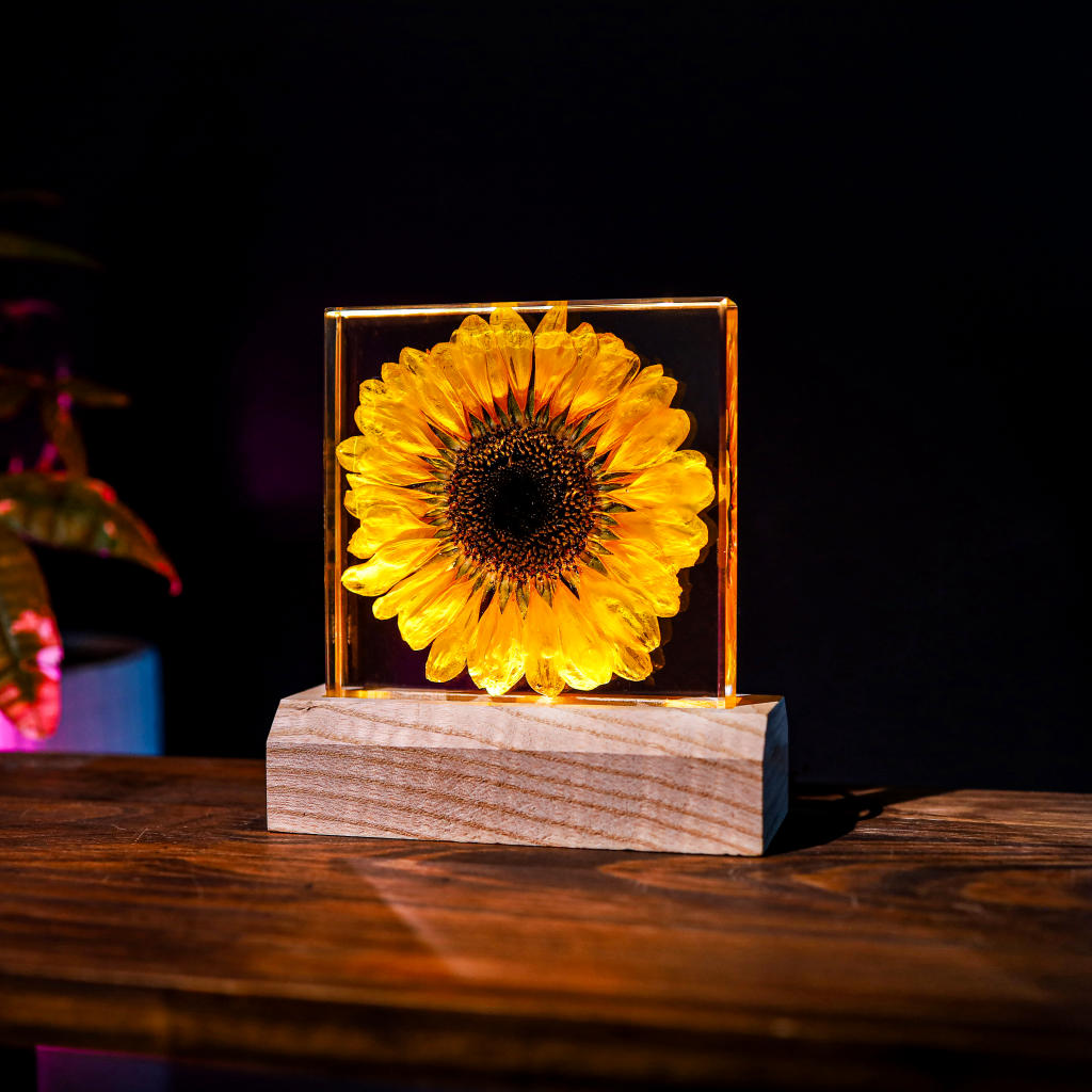 Sunflower Epoxy Night Light 12 Sunflower Epoxy Night Light