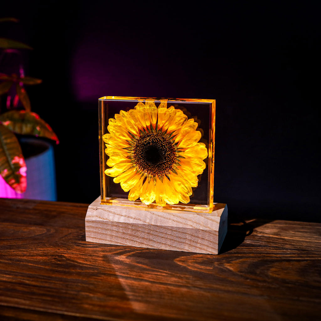 Sunflower Epoxy Night Light 13 Sunflower Epoxy Night Light