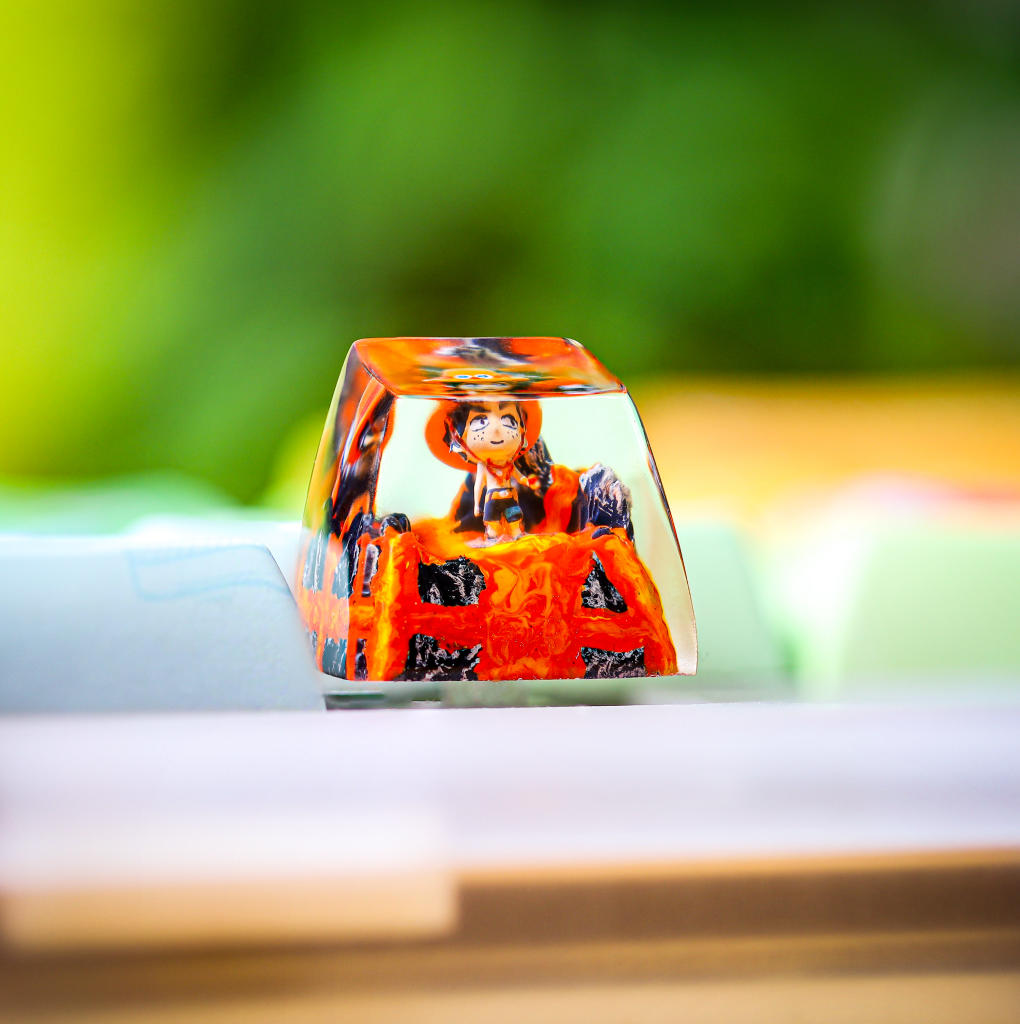 Ace One Piece Keycap 8 ACE One Piece Keycap