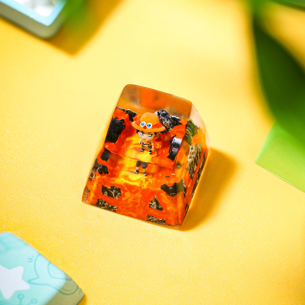 Ace One Piece Keycap 5 ACE One Piece Keycap
