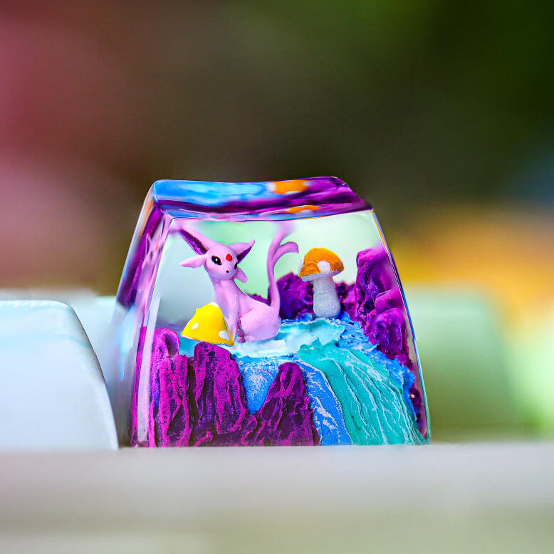 Blind Box Keycaps 29 Cute Espeon Pokemon Keycap