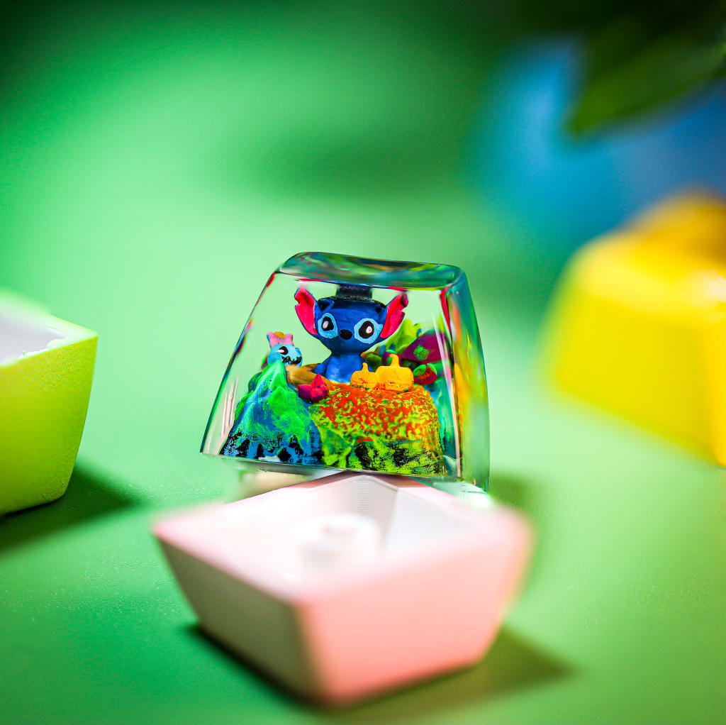 Stitch Keycap Halloween Version 6 Stitch Keycap Halloween Version