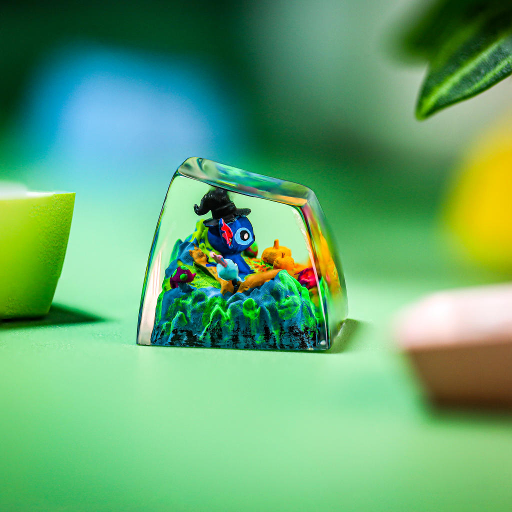Stitch Keycap Halloween Version 4 Stitch Keycap Halloween Version